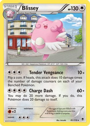 Blissey 81/119 - XY Phantom Forces