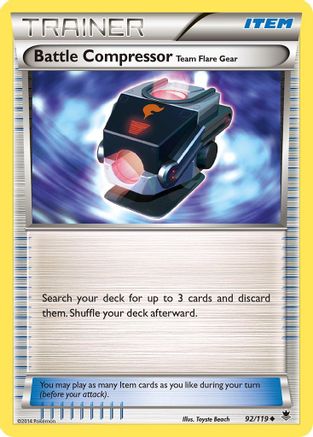 Battle Compressor 92/119 - XY Phantom Forces Reverse Holofoil