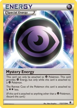 Mystery Energy 112/119 - XY Phantom Forces Reverse Holofoil