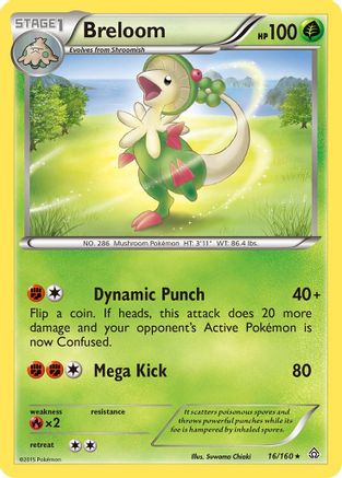 Breloom 16/160 - XY Primal Clash