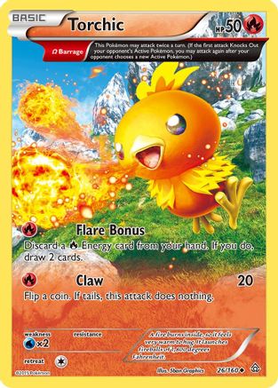Torchic (Omega) 26/160 - XY Primal Clash