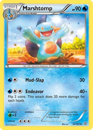 Marshtomp 34/160 - XY Primal Clash