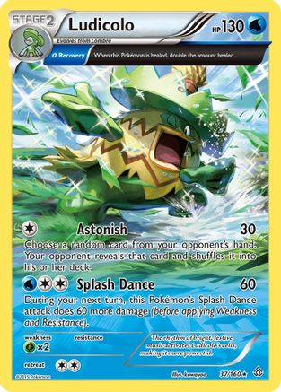 Ludicolo (Alpha) 37/160 - XY Primal Clash Reverse Holofoil