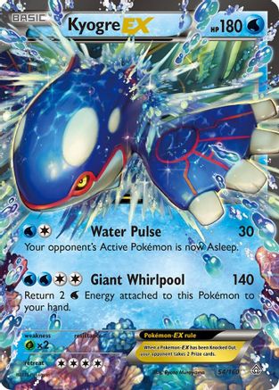 Kyogre EX 54/160 - XY Primal Clash Holofoil