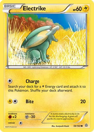 Electrike 59/160 - XY Primal Clash Reverse Holofoil