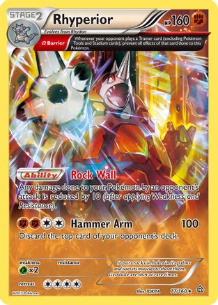 Rhyperior (Omega) 77/160 - XY Primal Clash Holofoil