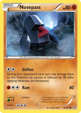 Nosepass 78/160 - XY Primal Clash