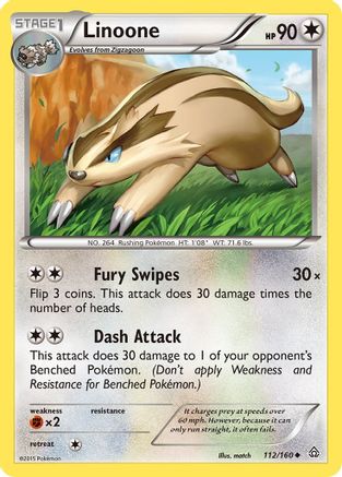 Linoone 112/160 - XY Primal Clash