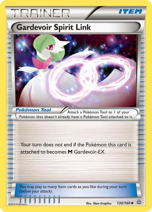 Gardevoir Spirit Link 130/160 - XY Primal Clash Reverse Holofoil