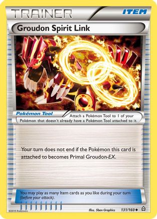 Groudon Spirit Link 131/160 - XY Primal Clash Reverse Holofoil
