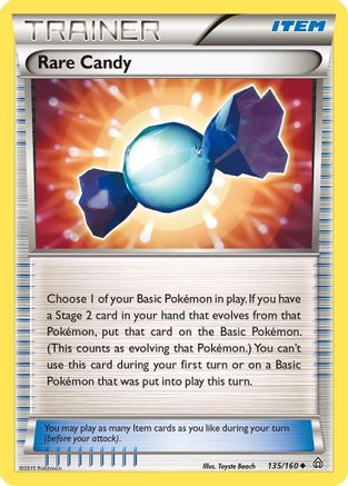 Rare Candy 135/160 - XY Primal Clash Reverse Holofoil