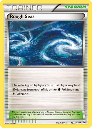 Rough Seas 137/160 - XY Primal Clash Reverse Holofoil
