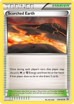 Scorched Earth 138/160 - XY Primal Clash Reverse Holofoil