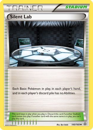 Silent Lab 140/160 - XY Primal Clash Reverse Holofoil