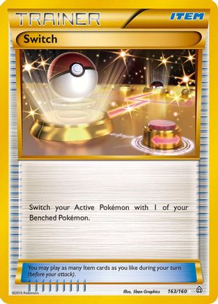 Switch (163 Secret Rare) 163/160 - XY Primal Clash Holofoil