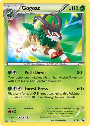Gogoat - XY16 XY16/211 - XY Promos Holofoil