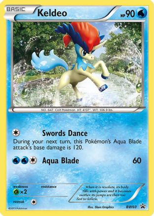 Keldeo - BW60 BW60/101 - Black and White Promos