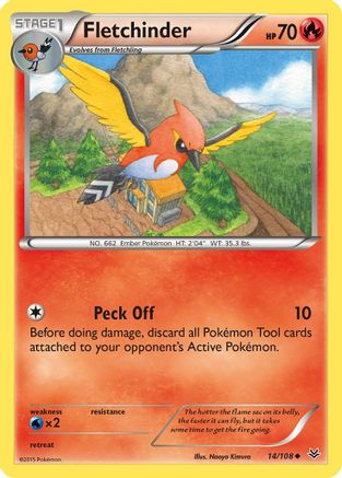 Fletchinder 14/108 - XY Roaring Skies