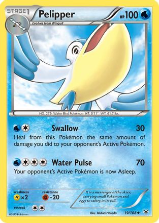 Pelipper 19/108 - XY Roaring Skies