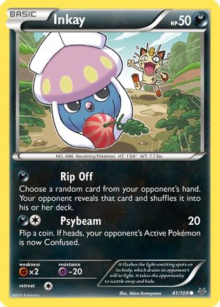Inkay 41/108 - XY Roaring Skies