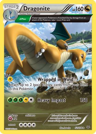 Dragonite (52 Delta) 52/108 - XY Roaring Skies Holofoil