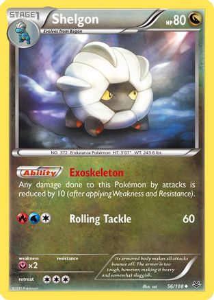 Shelgon 56/108 - XY Roaring Skies