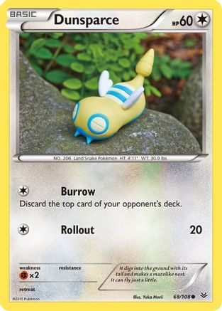 Dunsparce 68/108 - XY Roaring Skies