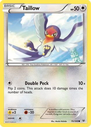 Taillow 70/108 - XY Roaring Skies
