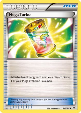 Mega Turbo 86/108 - XY Roaring Skies Reverse Holofoil