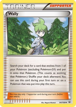 Wally 94/108 - XY Roaring Skies Reverse Holofoil