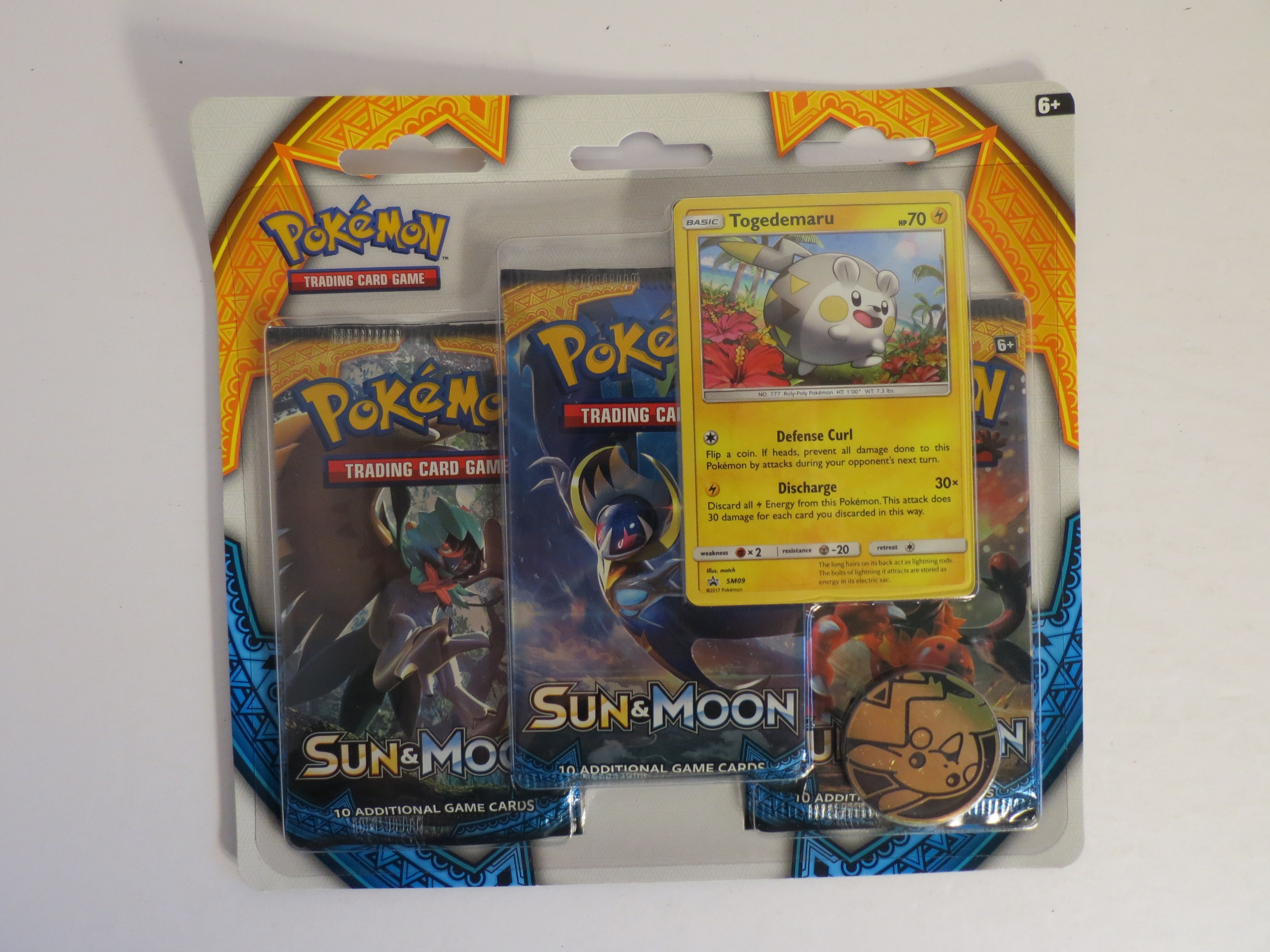 triple booster pack pokemon Sun & Moon Base Triple Booster Blister Pack Togedemaru – Corey's Cards and Games
