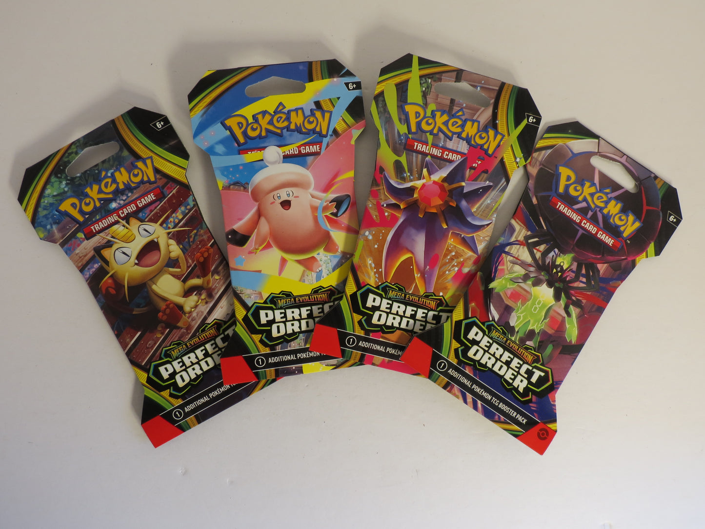 Mega Evolutions Perfect Order Sleeved Booster Pack Pokemon