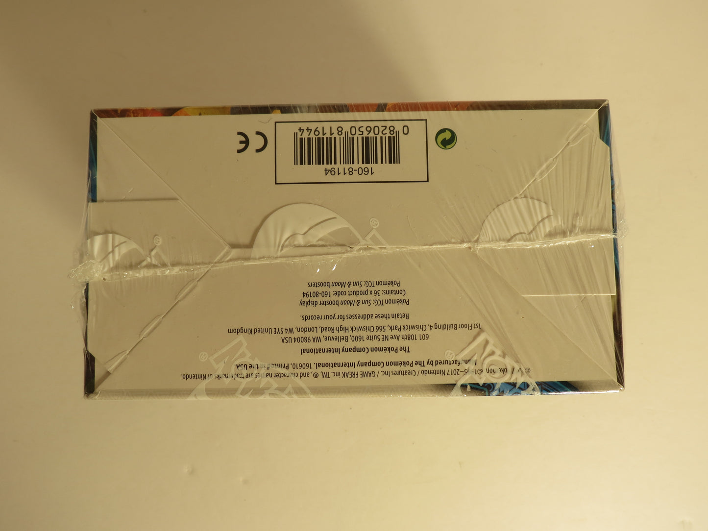 Sun & Moon Base Pokemon Booster Box Sealed