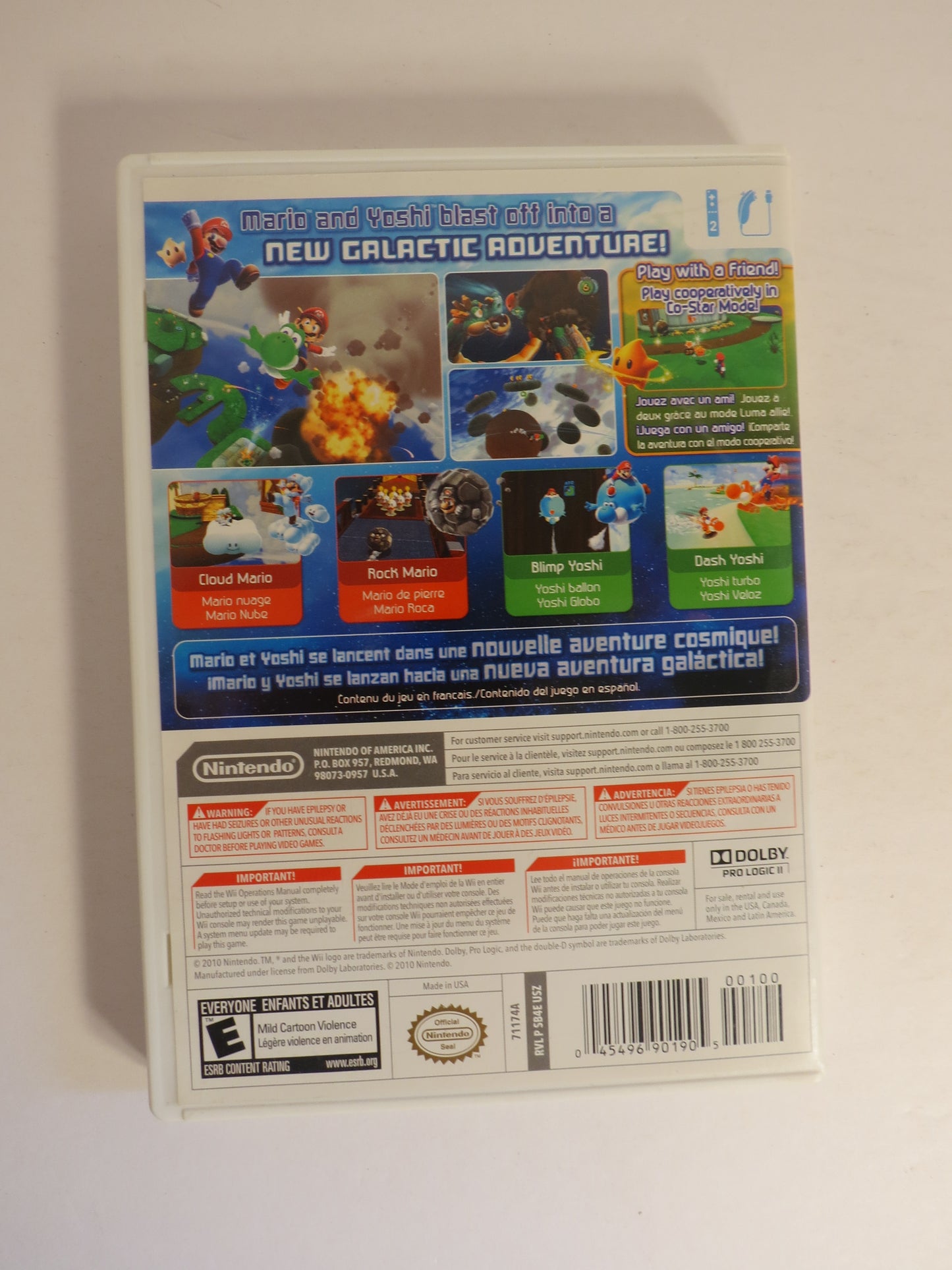 Super Mario Galaxy 2 Nintendo Wii Game CB