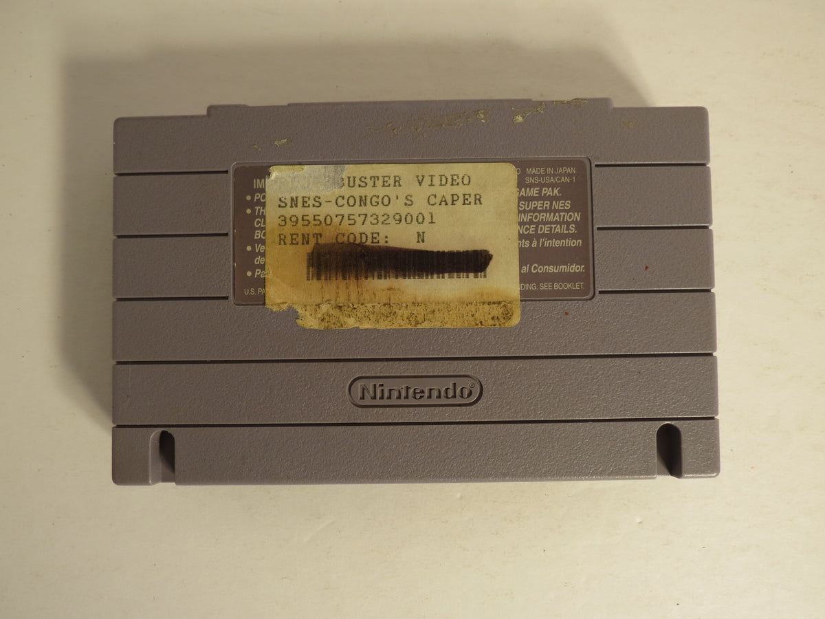 Congo's Caper Super Nintendo SNES Game