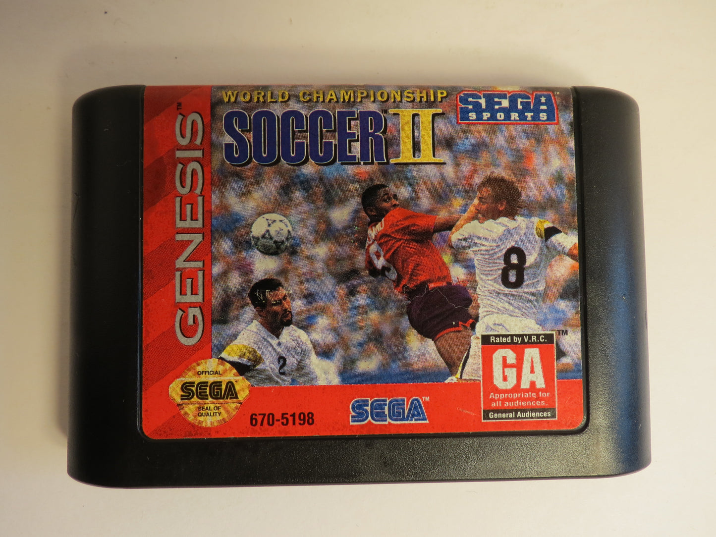 World Championship Soccer II Sega Genesis Game