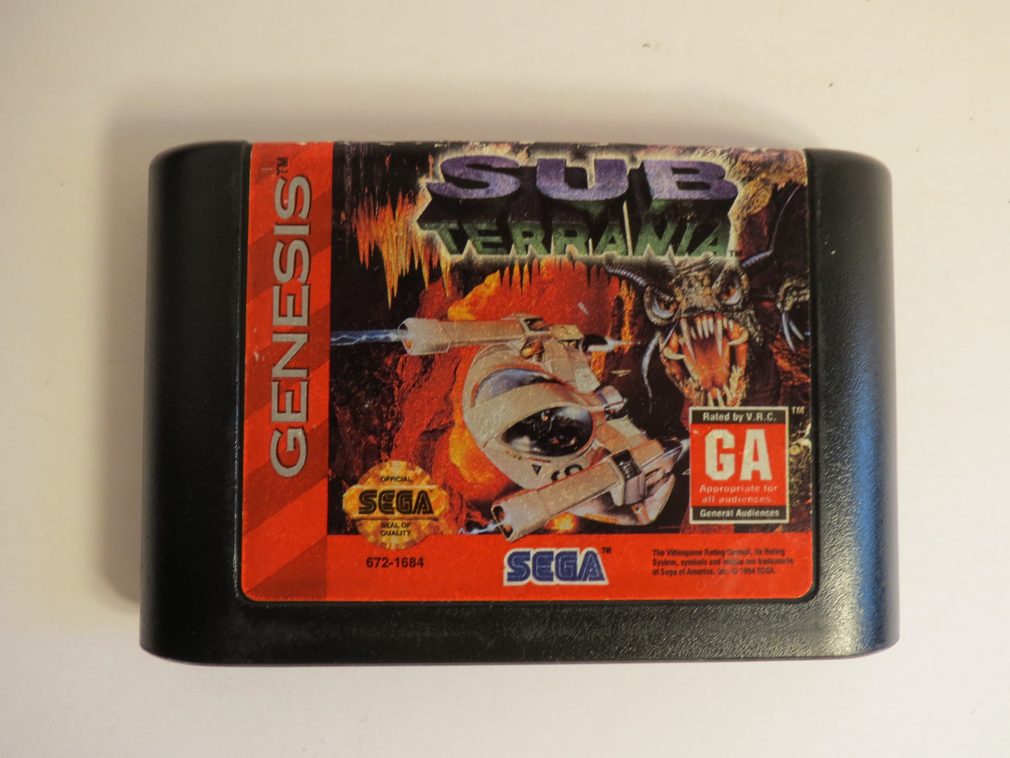 Sub Terrania Sega Genesis Game