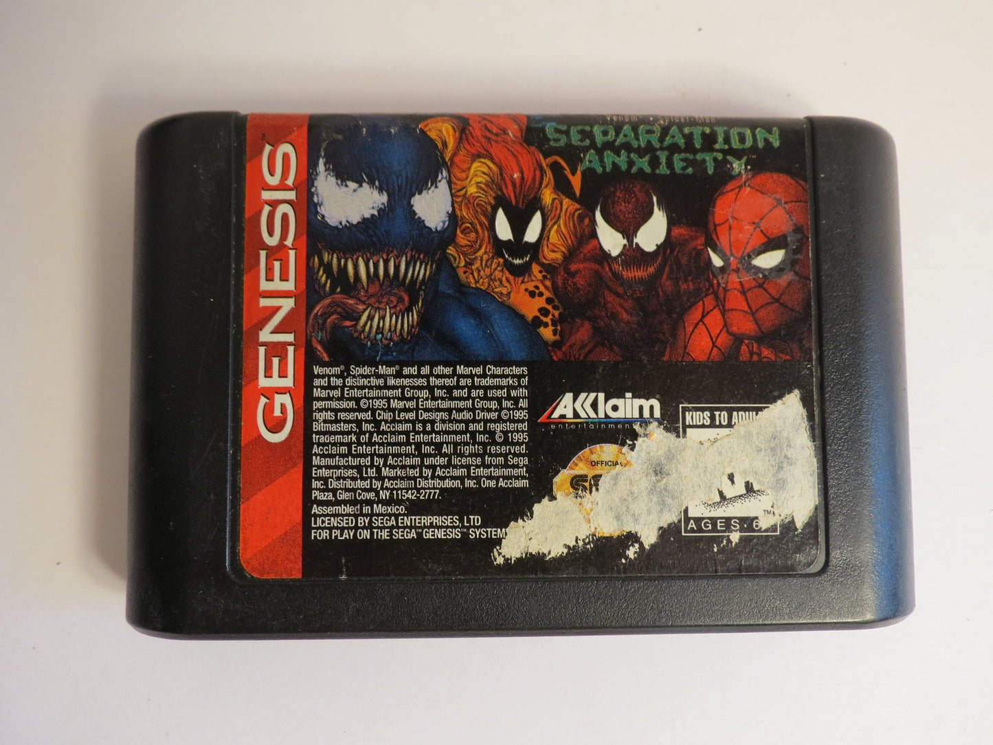 Seperation Anxiety Sega Genesis Game