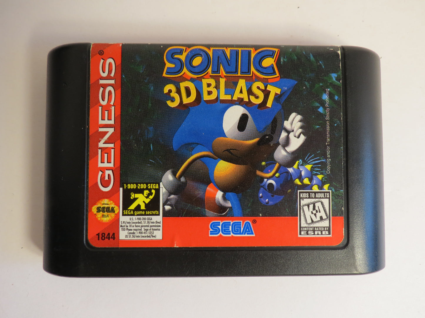 Sonic 3D Blast Sega Genesis Game