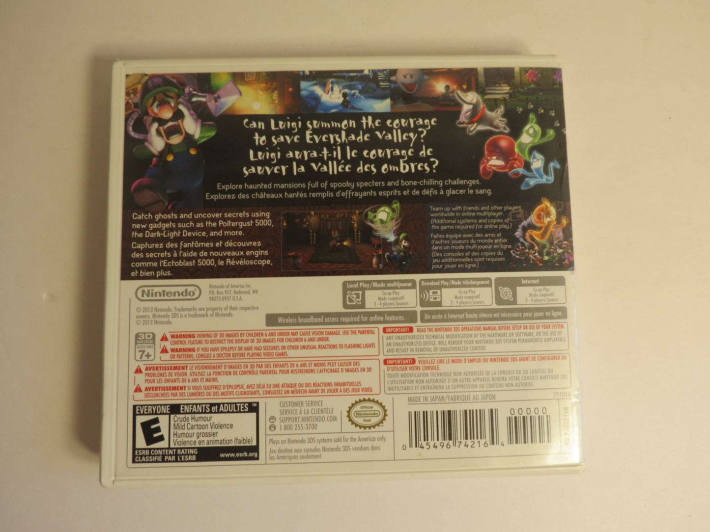 Luigi's Mansion Dark Moon Nintendo 3DS Game