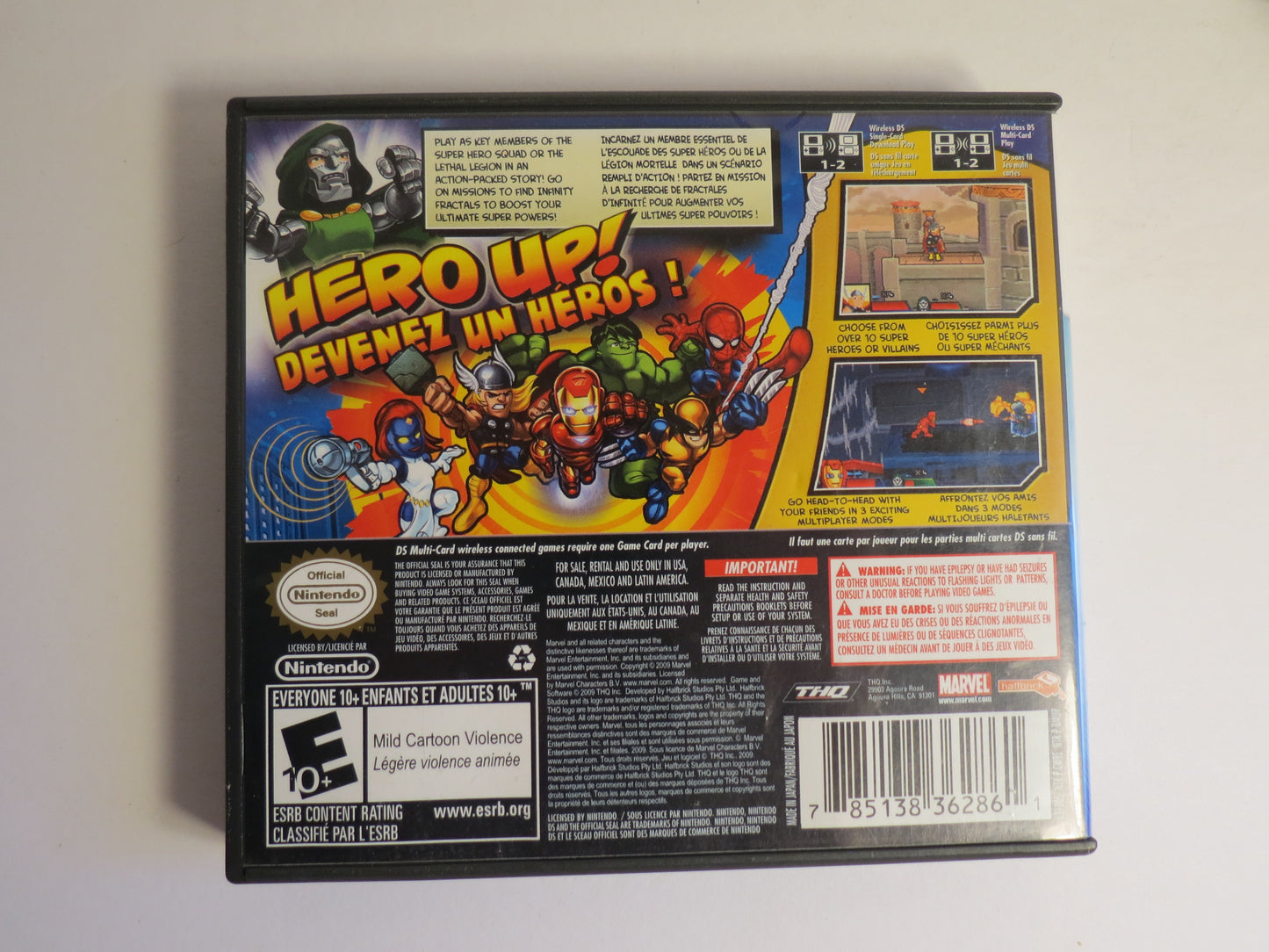 Marvel Superhero Squad Nintendo DS Game