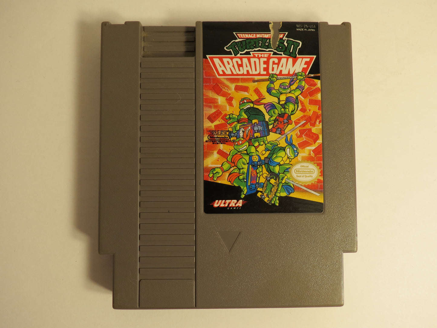 Teenage Mutant Ninja Turtles II The Arcade Game Nintendo NES Game