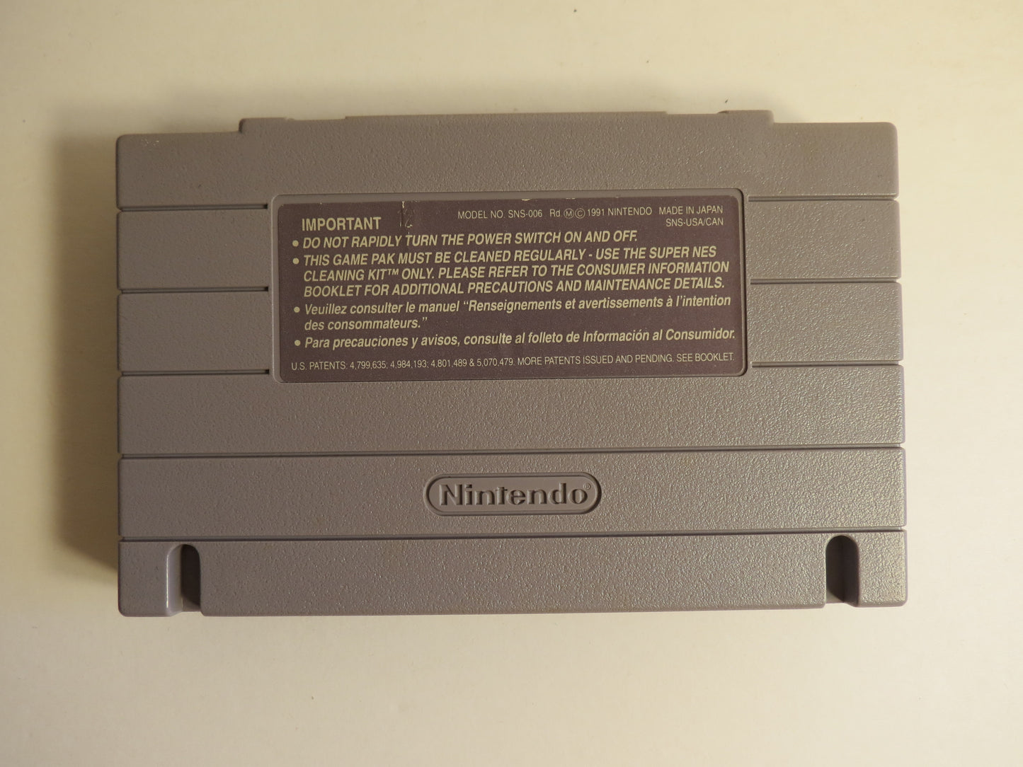 Battle Clash Super Nintendo SNES Game