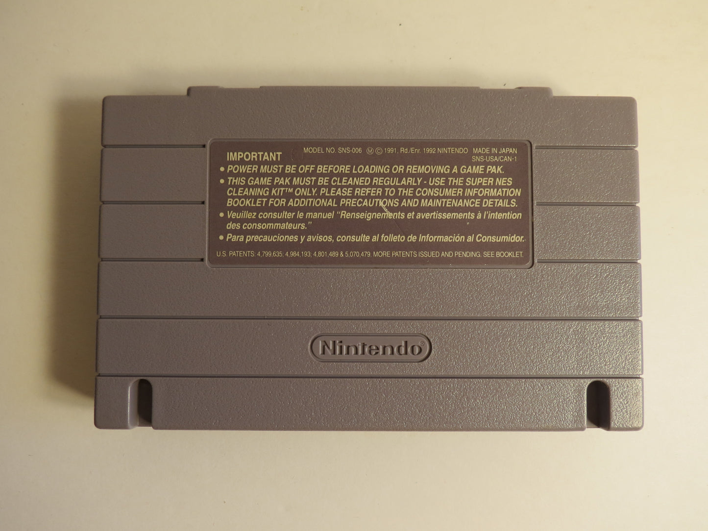 Arkanoid -Doh it Again! Super Nintendo SNES Game