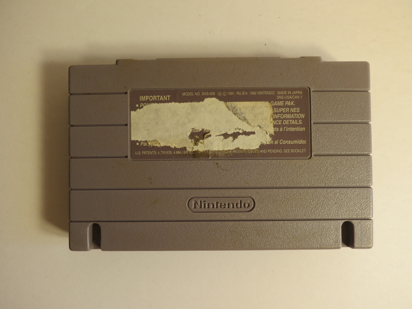 The Lord of the Rings Vol. 1 Super Nintendo SNES Game