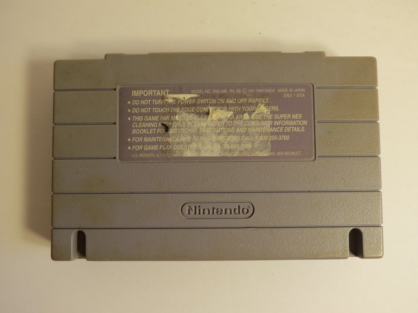 Hyperzone Super Nintendo SNES Game