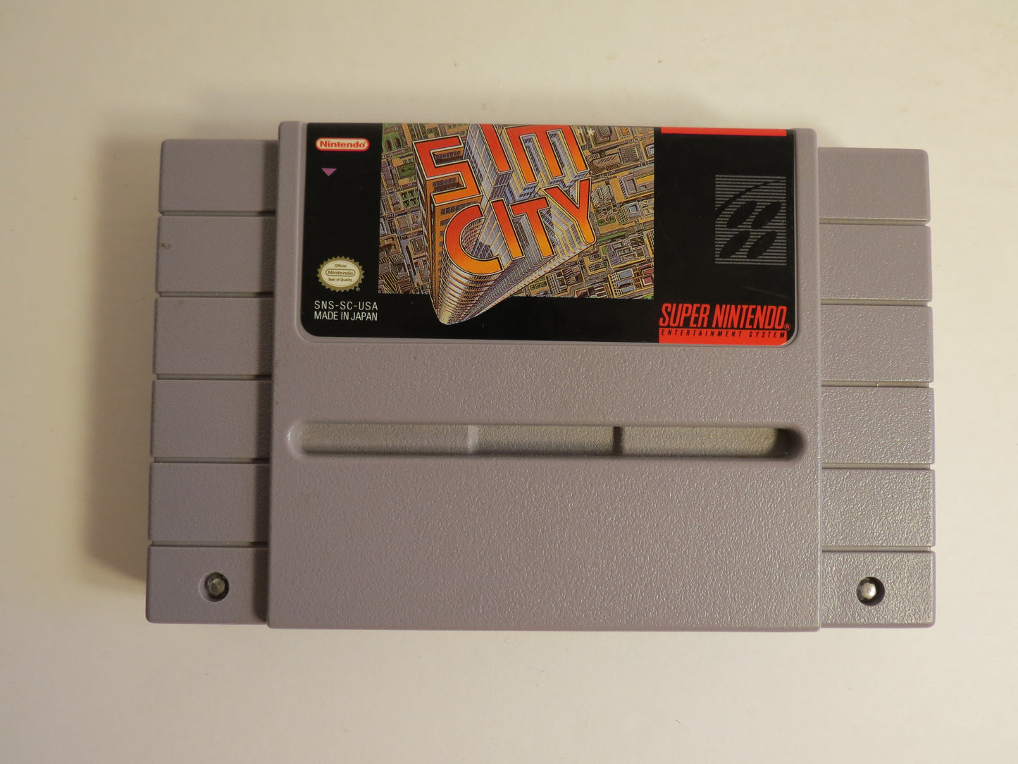 Sim City Super Nintendo SNES Game