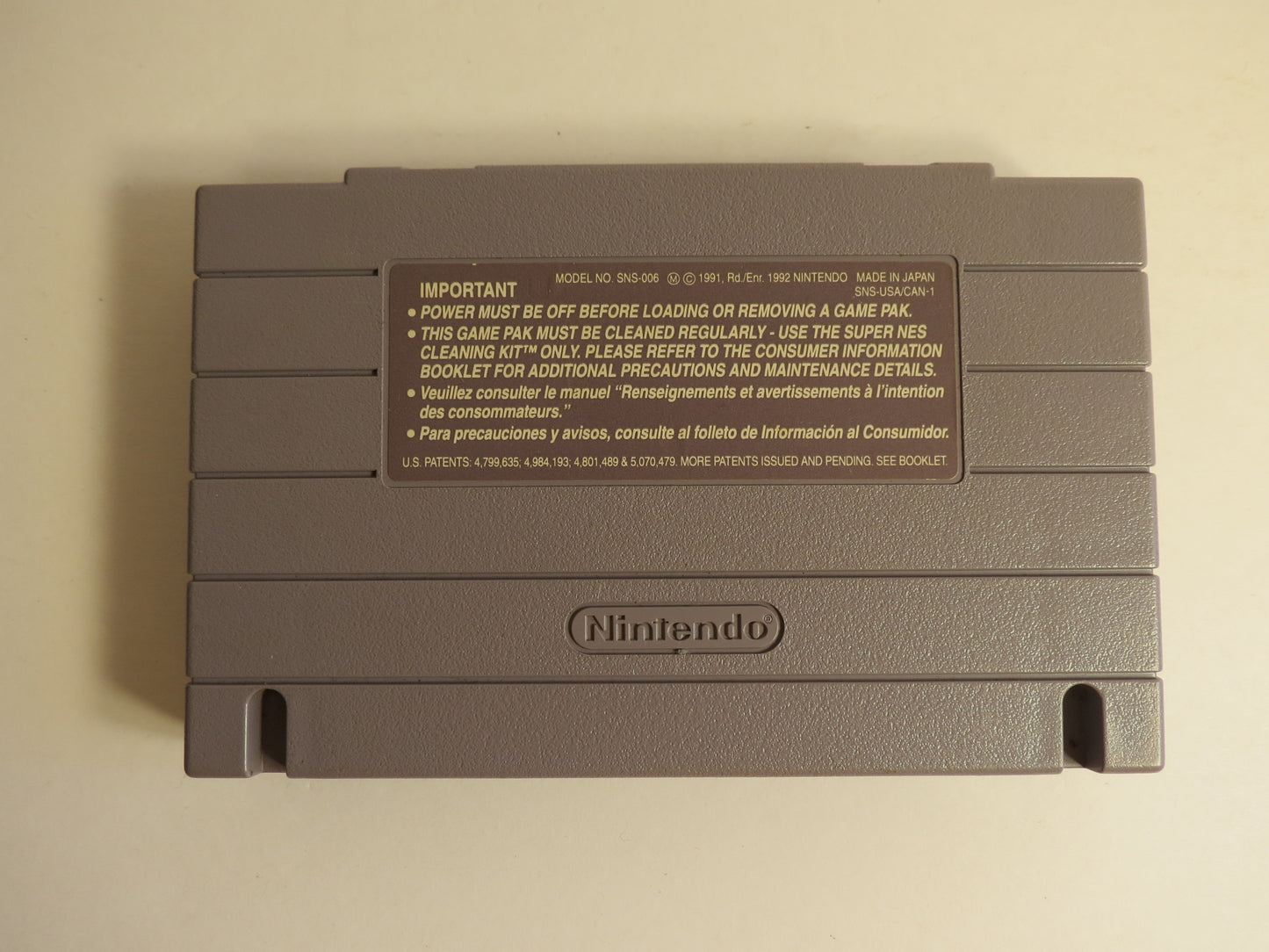 NHL 95 Super Nintendo SNES Game