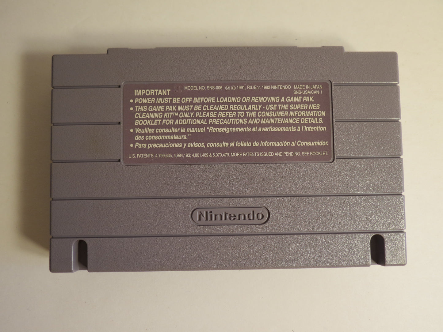 NHL Stanley Cup Super Nintendo SNES Game