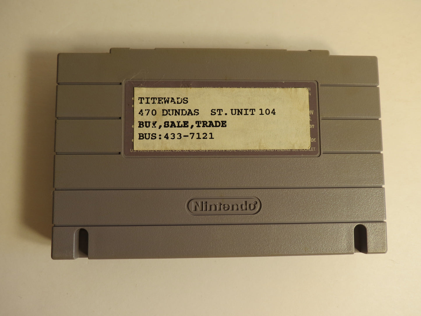 Rampart Super Nintendo SNES Game